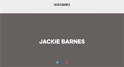 Desktop Screenshot of jackiebarnes.com.au